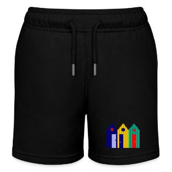 anniversaire. anniversaire décennie. humour. drôle - Short de jogging enfant bio Stanley/Stella - noir - Devant