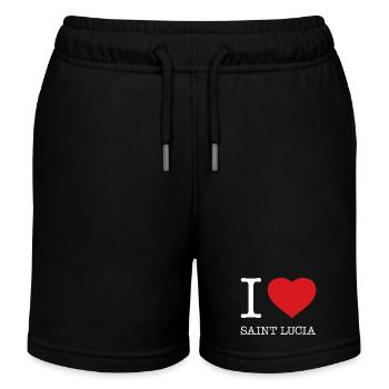 J’ADORE SAINTE-LUCIE - Short de jogging enfant bio Stanley/Stella - noir - Devant