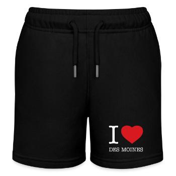 J’ADORE DES MOINES - Short de jogging enfant bio Stanley/Stella - noir - Devant