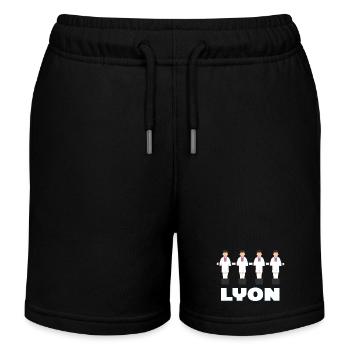 Lyon - Kinder Organic Joggingshorts Mini Bolter von Stanley/Stella - Schwarz - Vorne