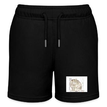 Chat sauvage de Manul - Short de jogging enfant bio Stanley/Stella - noir - Devant