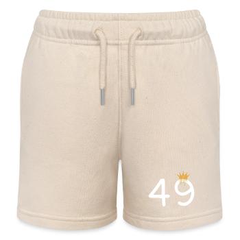 49 - Kinder Organic Joggingshorts Mini Bolter von Stanley/Stella - Natur - Vorne