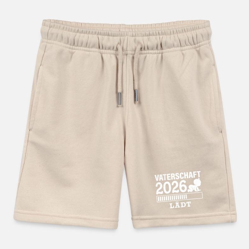Werdender Papa VATERSCHAFT WIRD GELADEN 2026 Kinder Organic Joggingshorts Mini Bolter von Stanley/Stella