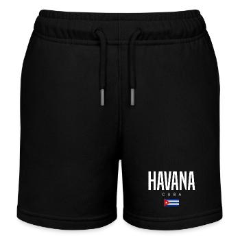 La Havane Cuba Cubains - Short de jogging enfant bio Stanley/Stella - noir - Devant