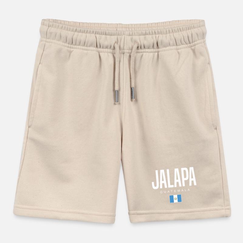 Jalapa Guatemala Guatemalteken Kids Organic Sweat Shorts by Stanley/Stella