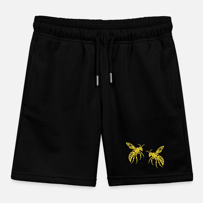 Bee Wasp Kids Organic Sweat Shorts by Stanley/Stella