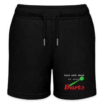 fléchettes - Short de jogging enfant bio Stanley/Stella - noir - Devant