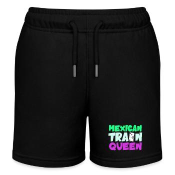 Mexican Train Domino - Kinder Organic Joggingshorts Mini Bolter von Stanley/Stella - Schwarz - Vorne