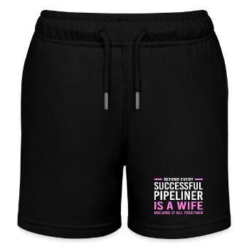 Schlosser Installateur Montage - Kinder Organic Joggingshorts Mini Bolter von Stanley/Stella - Schwarz - Vorne