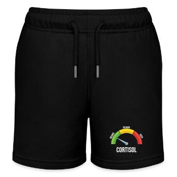 Compteur de cortisol - Short de jogging enfant bio Stanley/Stella - noir - Devant