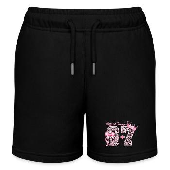 13. Geburtstags-Shirt Lustiges Meme 67 Geburtstag 13 - Kinder Organic Joggingshorts Mini Bolter von Stanley/Stella - Schwarz - Vorne