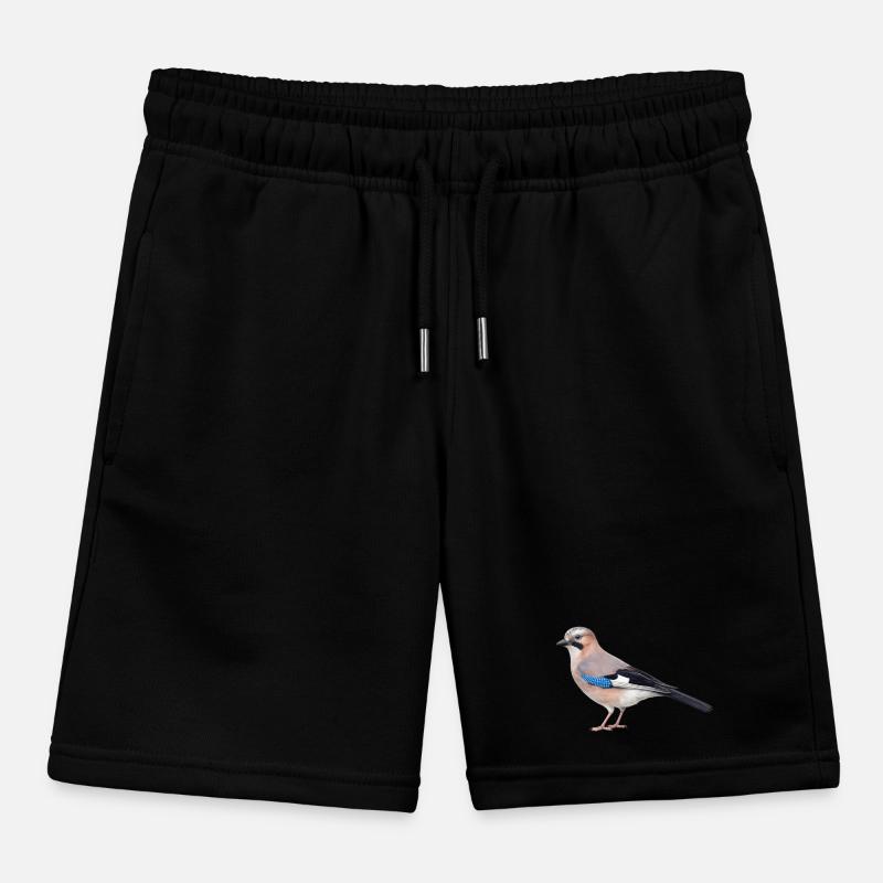Realistischer Eichelhäher Kinder Organic Joggingshorts Mini Bolter von Stanley/Stella
