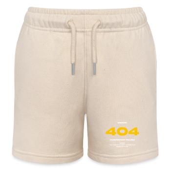 Erreur 404 Humaine non trouvée - Short de jogging enfant bio Stanley/Stella - écru doux - Devant