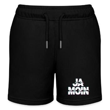 Ja Moin Norddeutschland Hamburg Gamer Meme Moin - Kids Organic Sweat Shorts by Stanley/Stella - black - Front