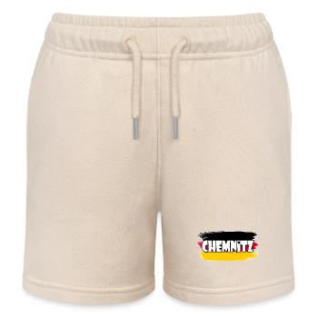 Chemnitz Deutschland Flagge - Kinder Organic Joggingshorts Mini Bolter von Stanley/Stella - Natur - Vorne