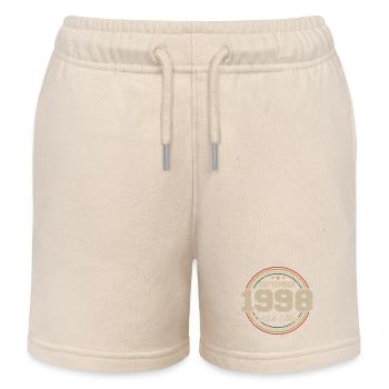 Cadeau Septembre 1998 September Birthday Gift 1998 - Short de jogging enfant bio Stanley/Stella - écru doux - Devant