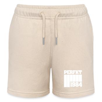 Unique 1984 - Kids Organic Sweat Shorts by Stanley/Stella - soft Ecru - Front