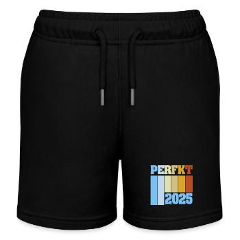 2025 - Short de jogging enfant bio Stanley/Stella - noir - Devant
