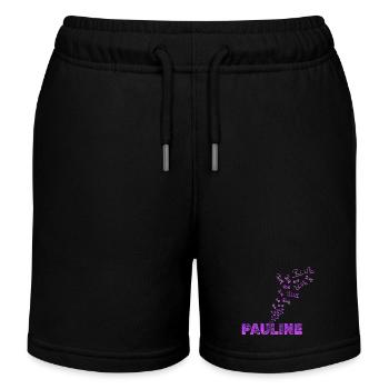 pauline - Kinder Organic Joggingshorts Mini Bolter von Stanley/Stella - Schwarz - Vorne