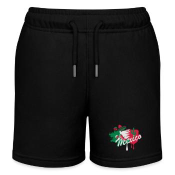Mexico Graffiti - Kinder Organic Joggingshorts Mini Bolter von Stanley/Stella - Schwarz - Vorne
