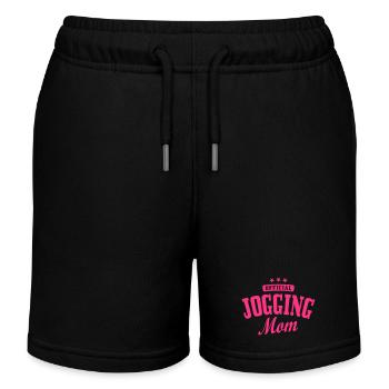Official jogging mom - Kids Organic Sweat Shorts by Stanley/Stella - black - Front