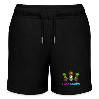 Vacances des Caraïbes - Short de jogging enfant bio Stanley/Stella - noir - Devant
