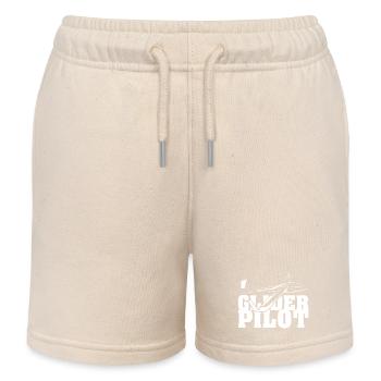 Pilote de planeur symbole amis équipe planeur volant - Short de jogging enfant bio Stanley/Stella - écru doux - Devant
