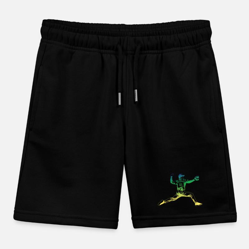 Pitcher Baseball Kinder Organic Joggingshorts Mini Bolter von Stanley/Stella