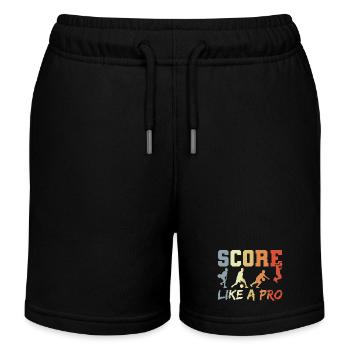 Citation amusante de basket-ball - Short de jogging enfant bio Stanley/Stella - noir - Devant