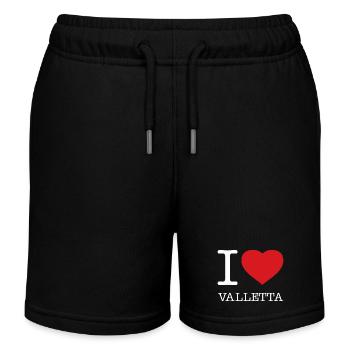J’AIME LA VALETTE Malte - Short de jogging enfant bio Stanley/Stella - noir - Devant