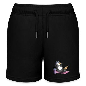 Penguin Abdomen Training Bodybuilding - Short de jogging enfant bio Stanley/Stella - noir - Devant