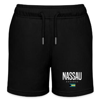 Nassau, Bahamas - Short de jogging enfant bio Stanley/Stella - noir - Devant