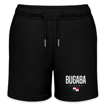 Bugaba Panama Panaméen - Short de jogging enfant bio Stanley/Stella - noir - Devant