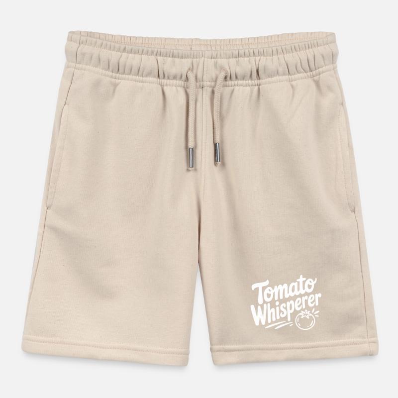 Tomato Whisperer Kids Organic Sweat Shorts by Stanley/Stella