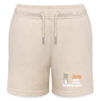 Sorry Nicht Meine Entgeltgruppe Beamte TVöD Büro - Kinder Organic Joggingshorts Mini Bolter von Stanley/Stella - Natur - Vorne
