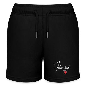 Istanbul Turquie, design élégant Istanbul - Short de jogging enfant bio Stanley/Stella - noir - Devant