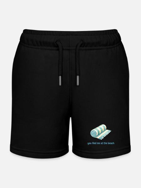 Tu me trouves à la plage - Short de jogging enfant bio Stanley/Stella - noir