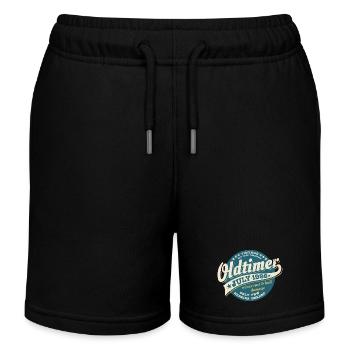 Oldtimer July 1996 | Birthday Gift - Kids Organic Sweat Shorts by Stanley/Stella - black - Front