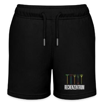 Leiter vom Rechenzentrum Gärtner Gärtnerin Garten - Kinder Organic Joggingshorts Mini Bolter von Stanley/Stella - Schwarz - Vorne