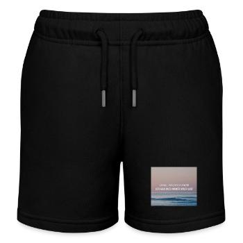 Ich will nur - Philipp Poisel - Kinder Organic Joggingshorts Mini Bolter von Stanley/Stella - Schwarz - Vorne