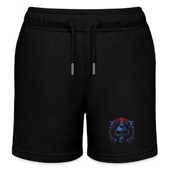 SKUL Rouge Bleu - Short de jogging enfant bio Stanley/Stella - noir - Devant