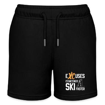 XC Excuses Ski de fond Ski nordique Biathlon - Short de jogging enfant bio Stanley/Stella - noir - Devant