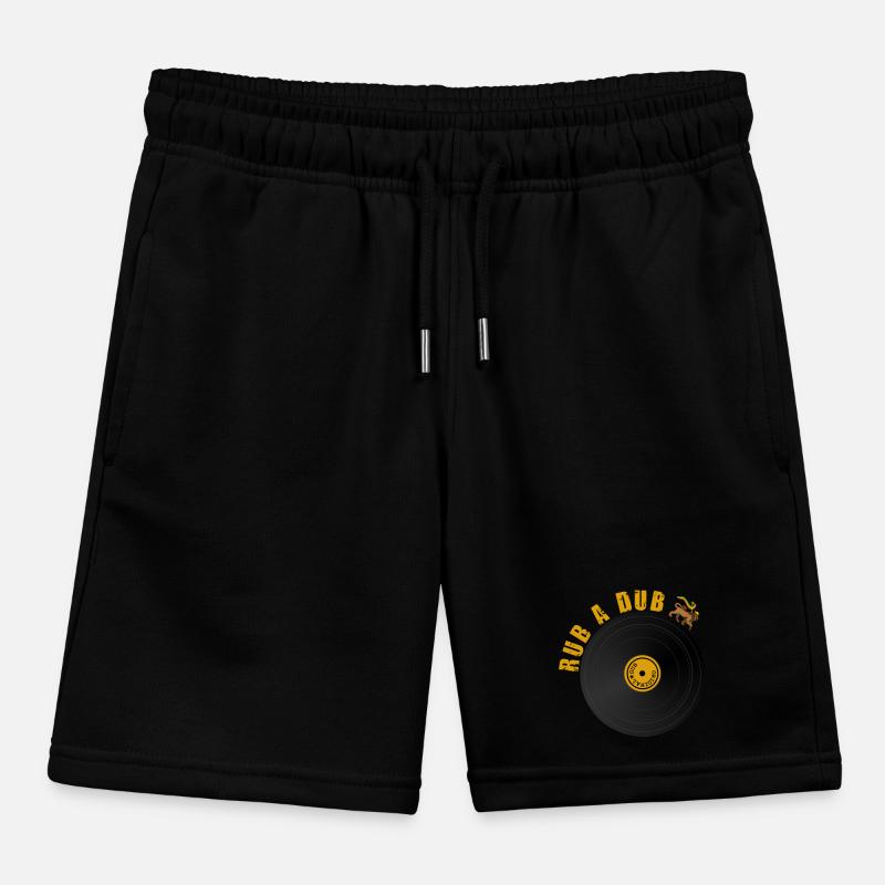 Roots Dub Reggae Short de jogging enfant bio Stanley/Stella