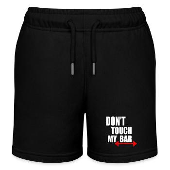 Dont touch my bar - Short de jogging enfant bio Stanley/Stella - noir - Devant