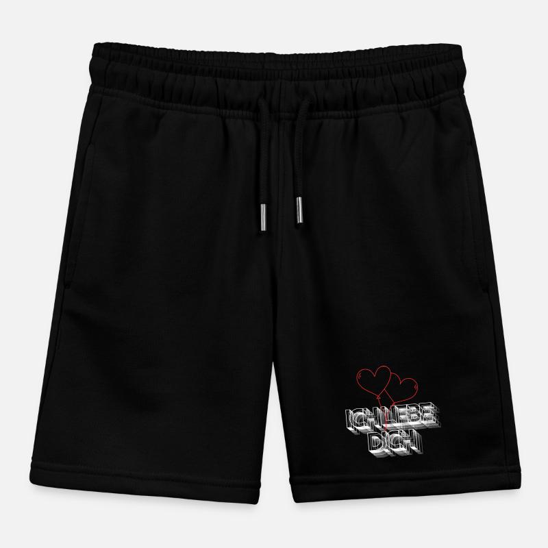 Ich liebe Dich Kinder Organic Joggingshorts Mini Bolter von Stanley/Stella