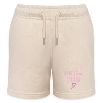 Kleines Herz aus Butter - Kinder Organic Joggingshorts Mini Bolter von Stanley/Stella - Natur - Vorne
