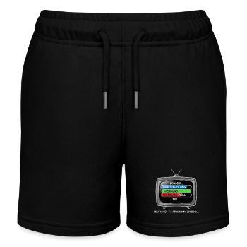 German TV Program: Loading... - Kids Organic Sweat Shorts by Stanley/Stella - black - Front