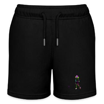 Colourful golfer - Kids Organic Sweat Shorts by Stanley/Stella - black - Front