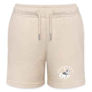 Islandpferd Dalapferd Tölt Schwedenstyle - Kinder Organic Joggingshorts Mini Bolter von Stanley/Stella - Natur - Vorne