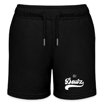 Köln Deutz - Kinder Organic Joggingshorts Mini Bolter von Stanley/Stella - Schwarz - Vorne